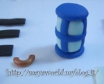 fimo,cernit,das,polymer clay,paste modellabili,cake topper,compleanno,doctor who,tardis,wedding planner,maya76